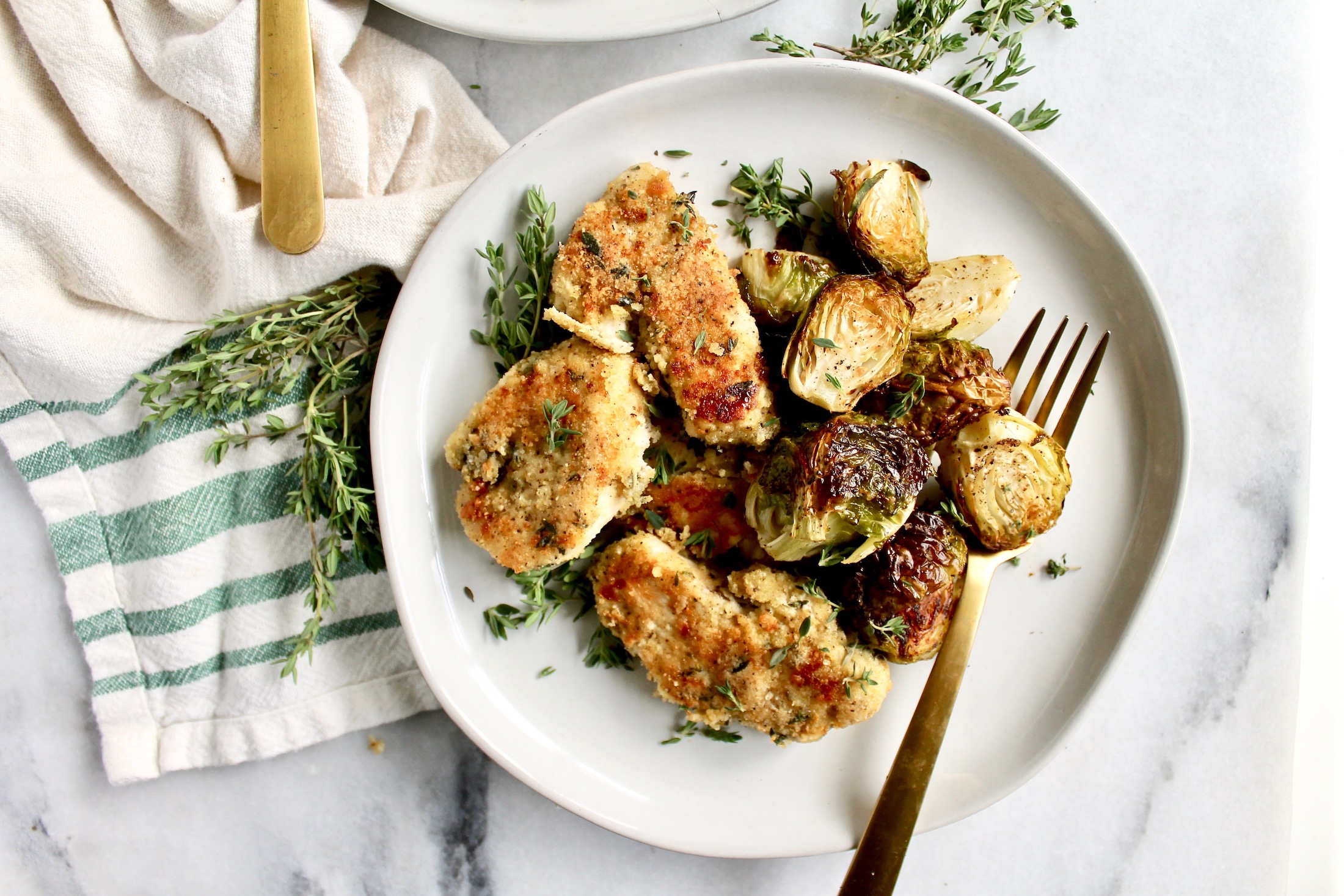 Herbed Chicken & Brussels Sprouts Prescribe Nutrition