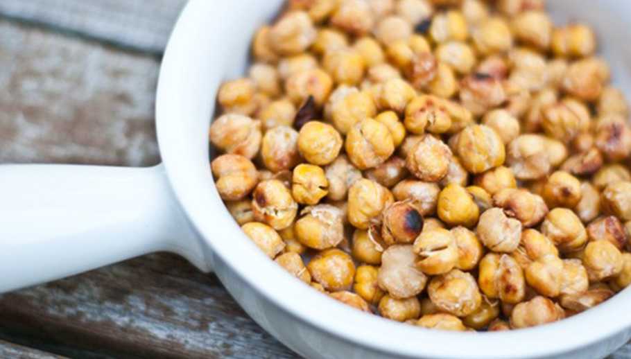 Salt + Vinegar Roasted Chickpeas - Prescribe Nutrition