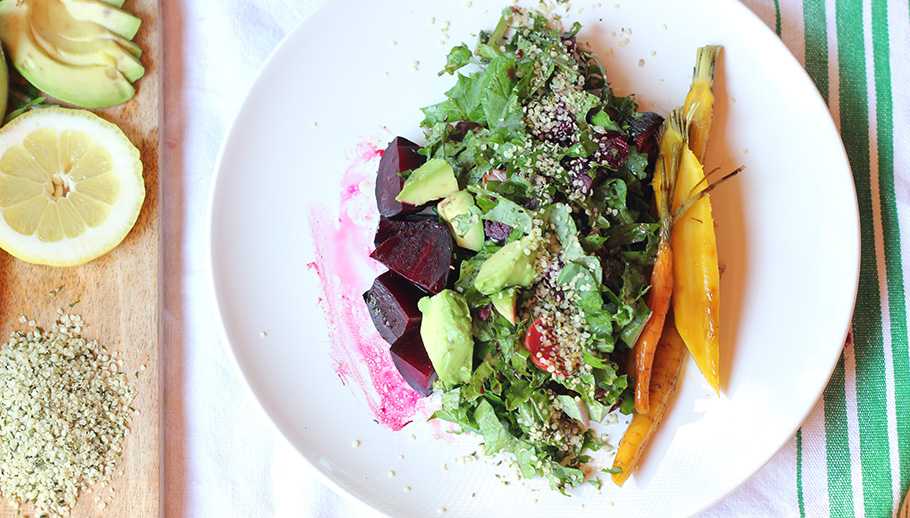 Beet, Orange, Hemp Seed, and Arugula Salad - Prescribe Nutrition