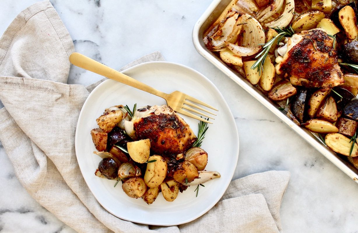 Honey Dijon Sheet Pan Chicken