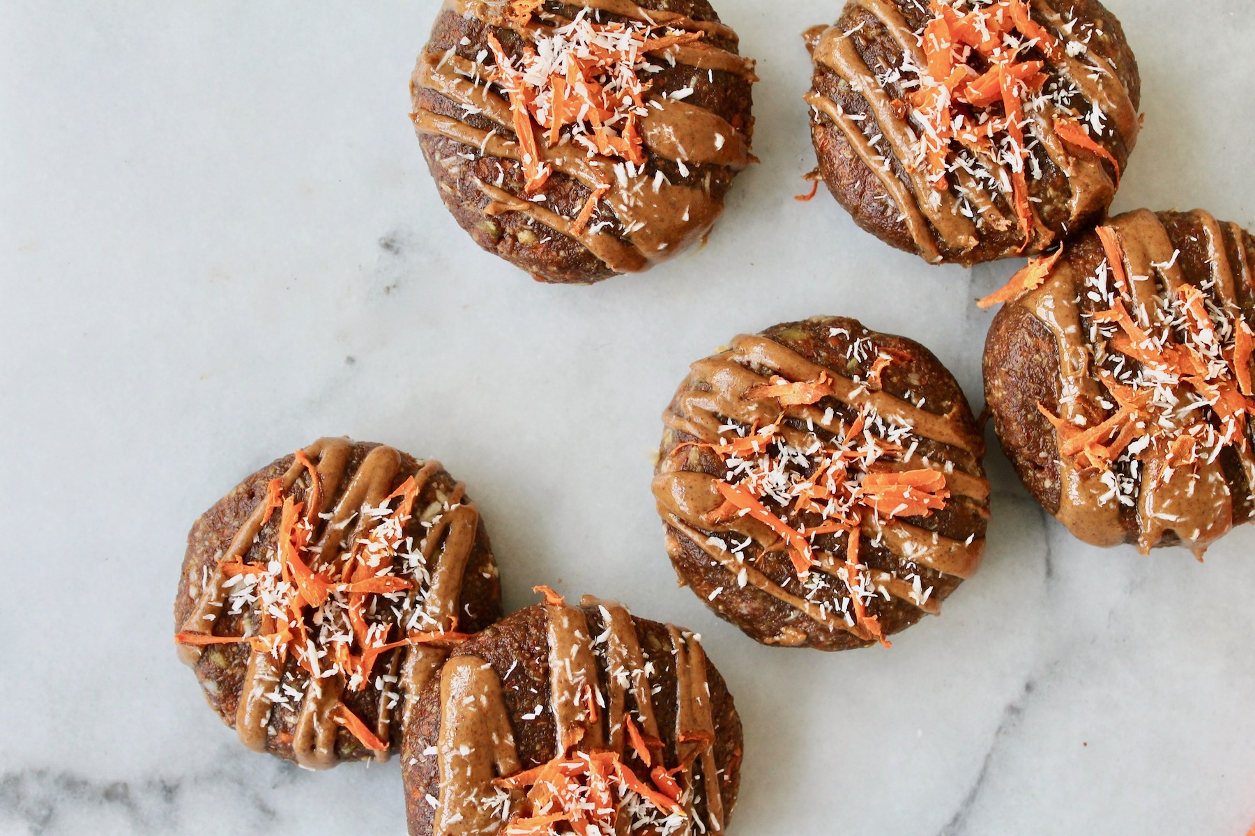Raw Carrot Cake Breakfast Cookies