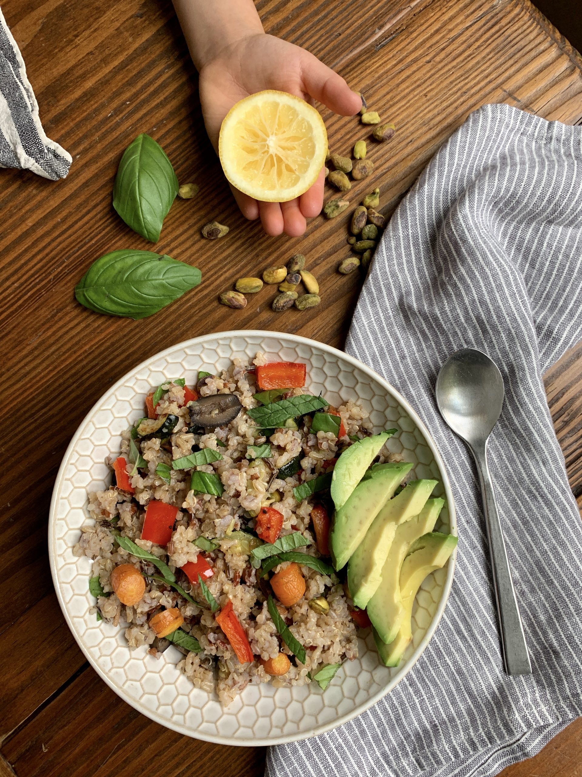 Roasted Veggie & Warm Grain Salad - Prescribe Nutrition