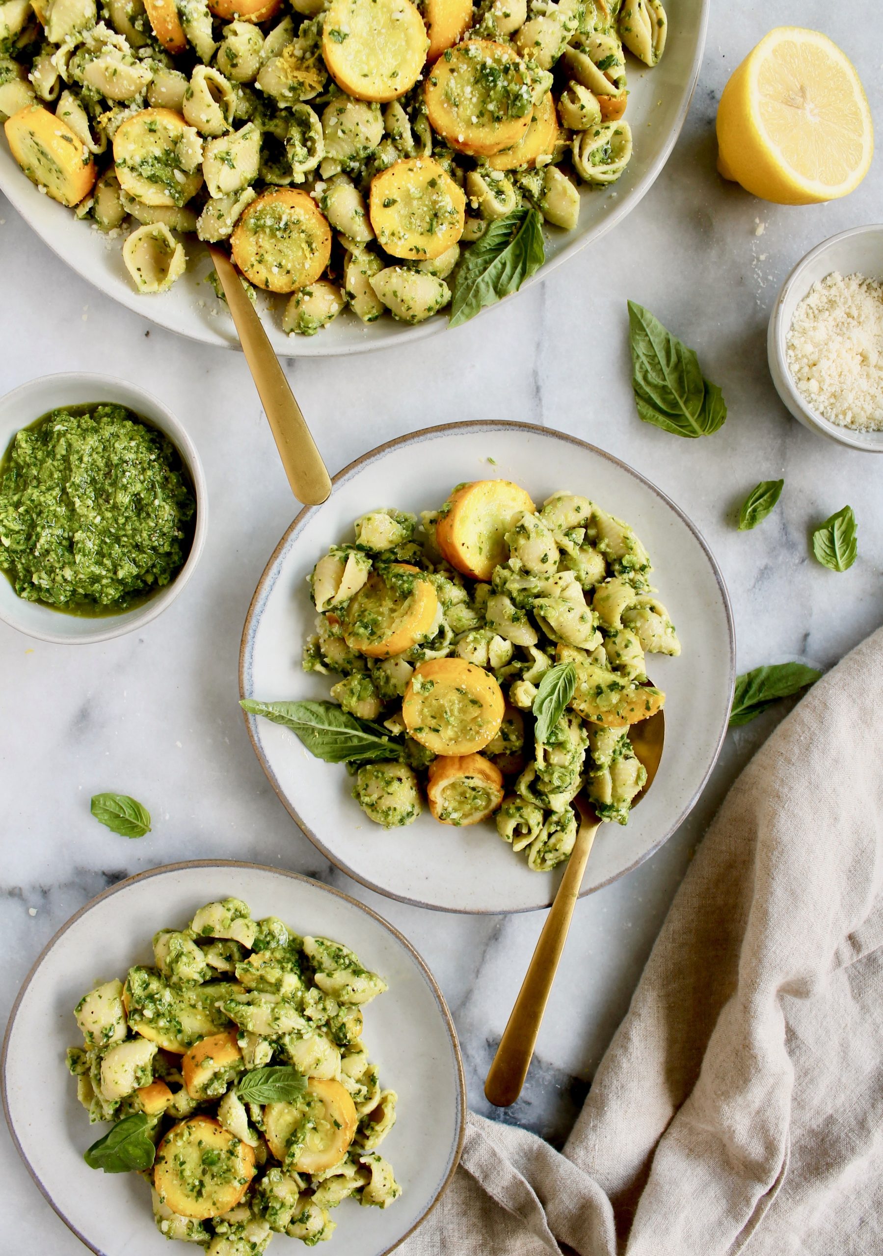 Zucchini & Arugula Pesto Pasta - Prescribe Nutrition