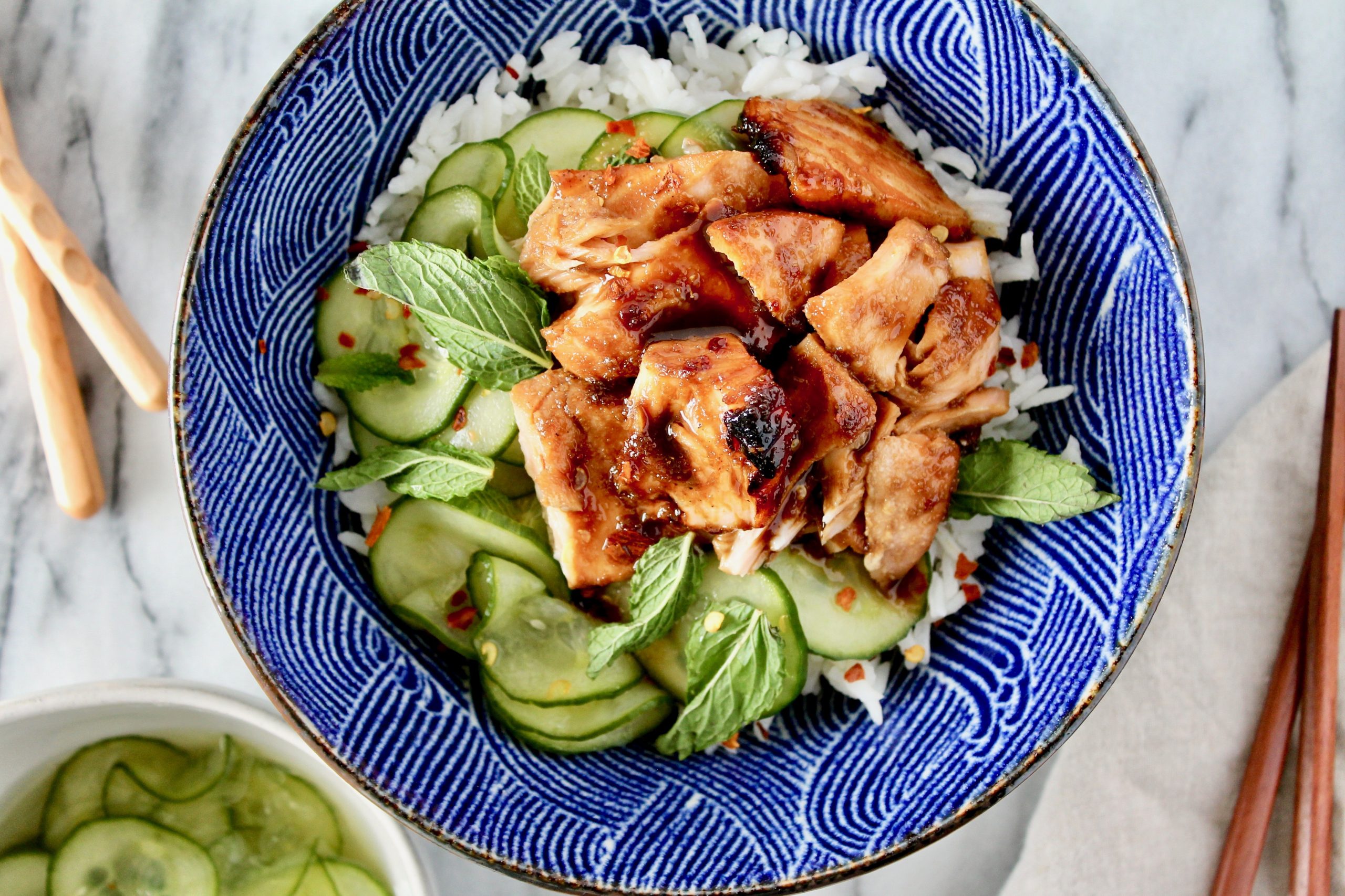 15 Minute Sweet Salmon Bowls