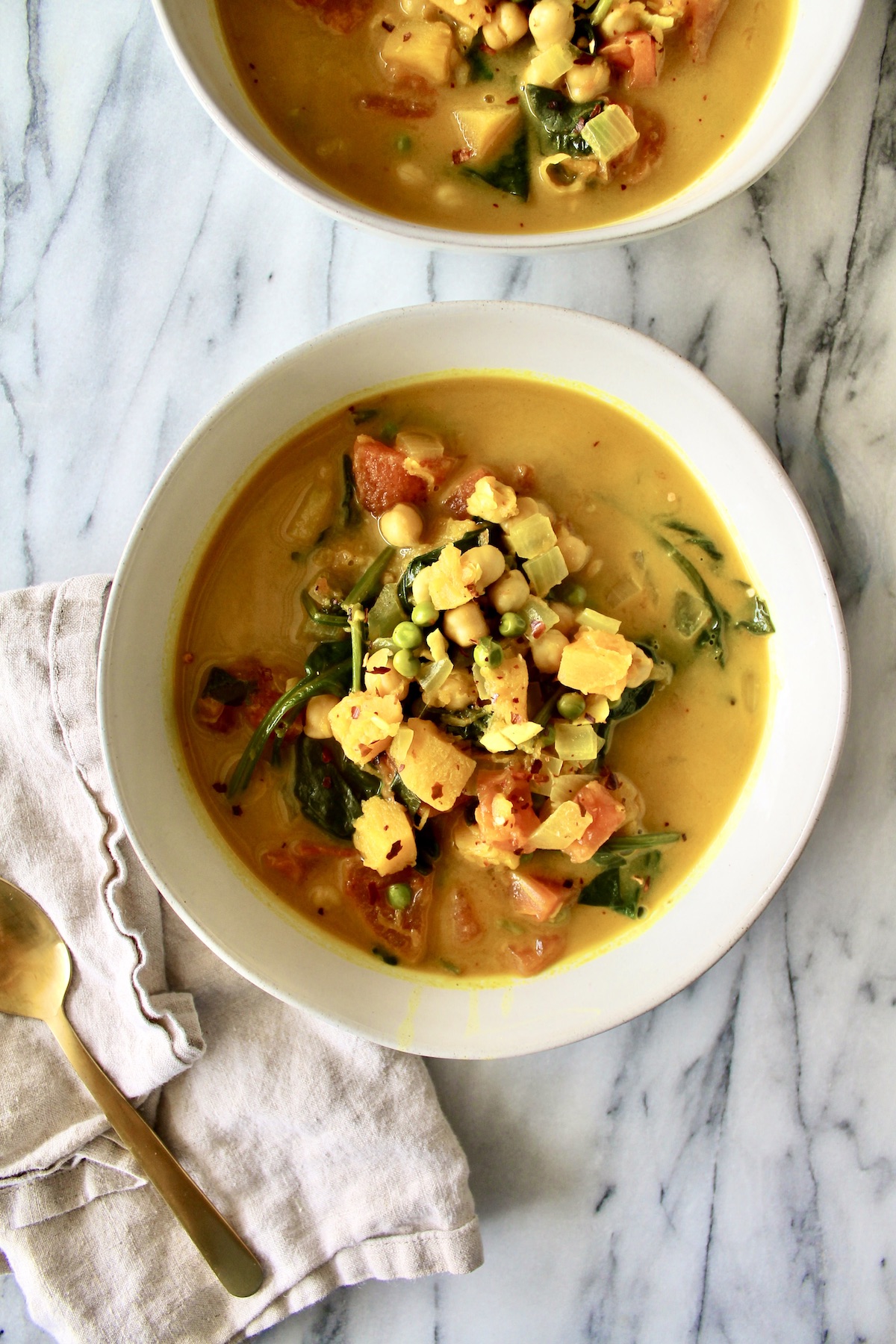 Butternut Squash + Chickpea Curry - Slow Cooker